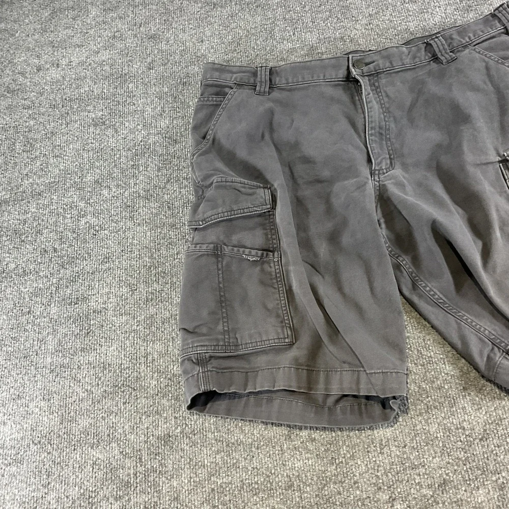 Carhartt Relaxed Fit Cargo Shorts Mens 40 Gray Work Utility Carpenter Outdoor